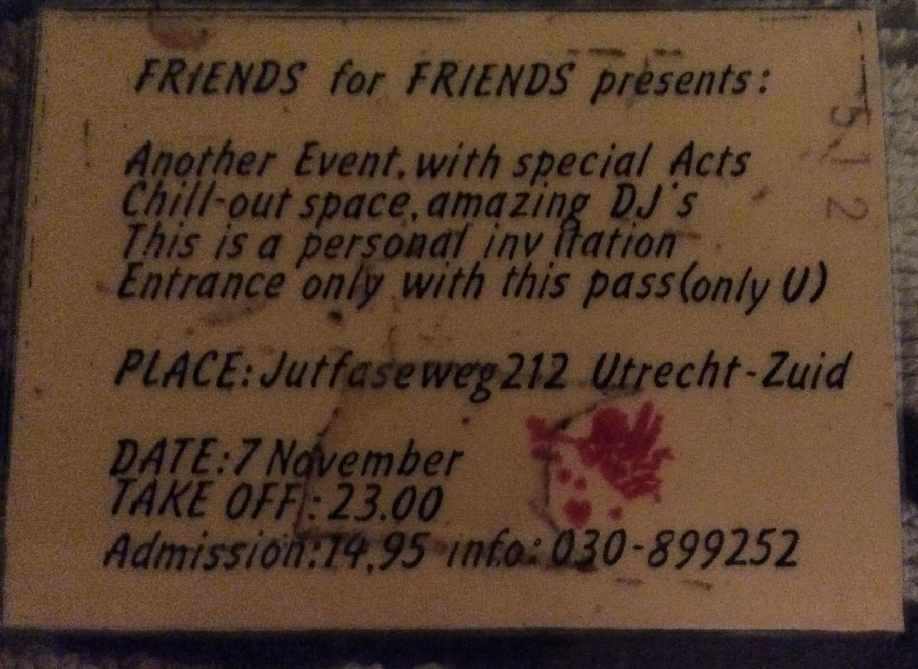 2017-04-15 19.35.12 Utrecht: Friends for Friends