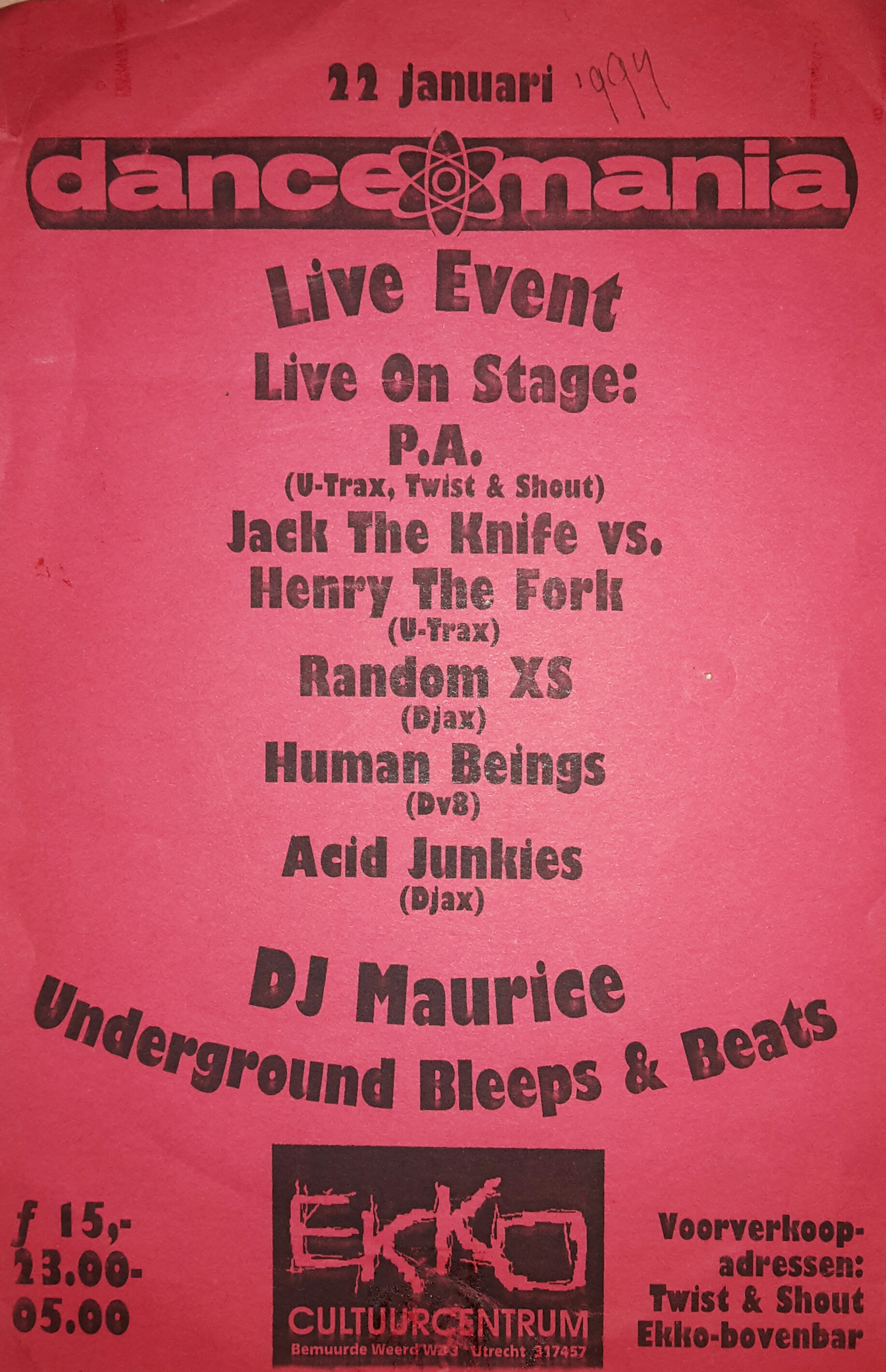 1994: Ekko: Dance-O-Mania